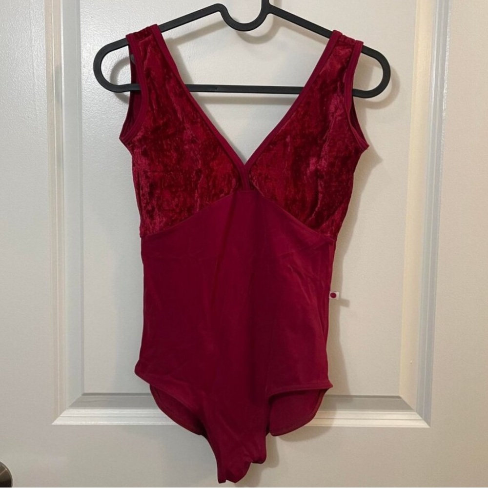 Yumiko Alicia Velvet Nylon Leotard XL